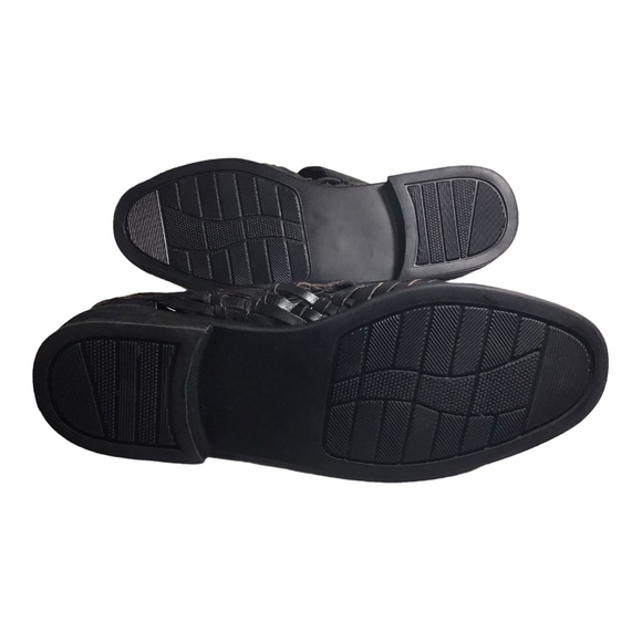 Verde International Men’s Woven Leather Slip On Shoes - Picture 6 of 6